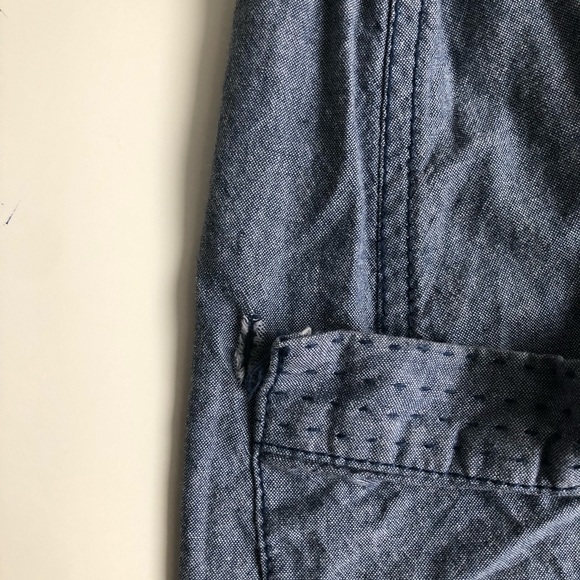 Blue garage summer skirt - Picture 3 of 3